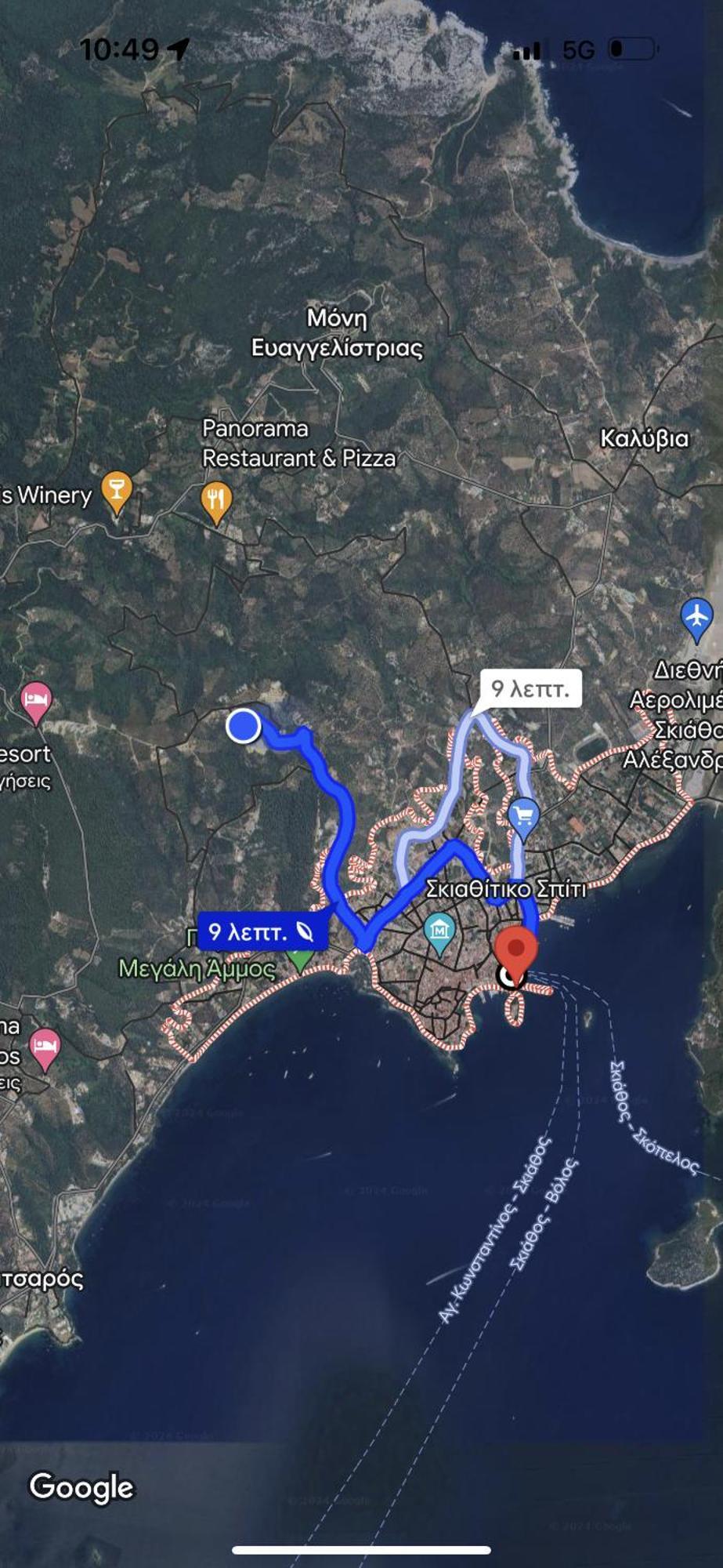 Skiathos Zeus Apartment Екстериор снимка